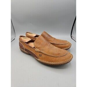 Born Thatcher Moc Toe Loafer Size 11 Slip On Grippers